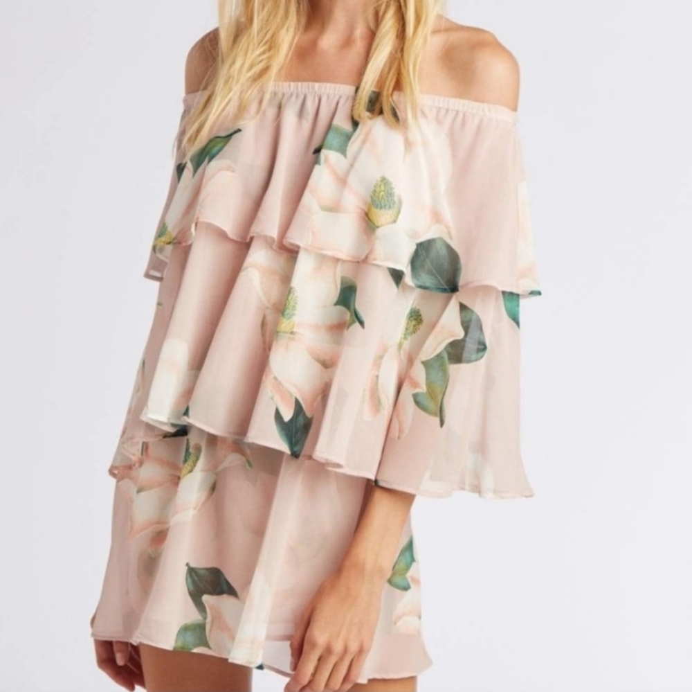 Show Me Your Mumu Triple Decker Romper Magnolia | L | NWT